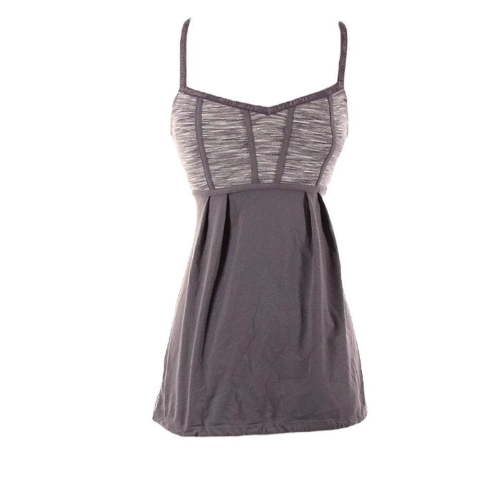 Lululemon Bulerias Tank in Magnum Gray Space Dye | EUC Size 4